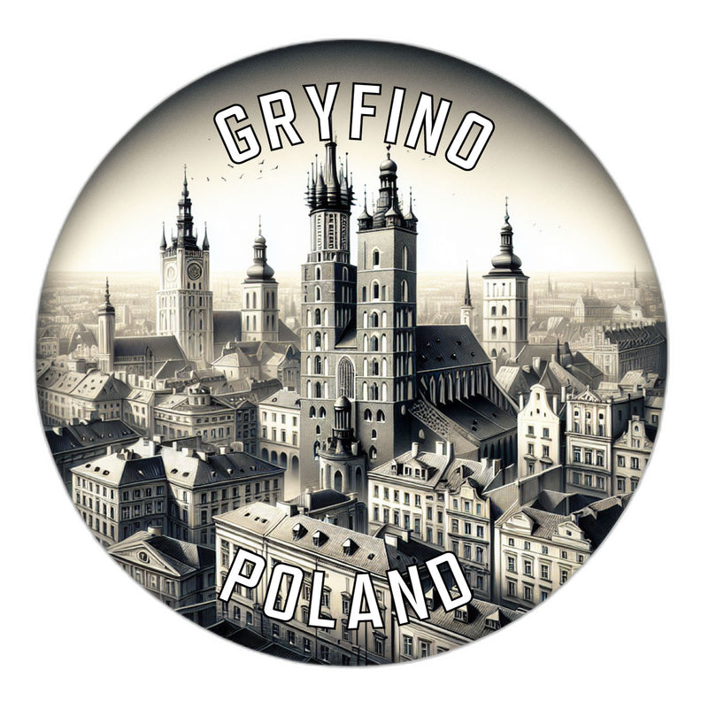 Gryfino Poland Souvenir Vinyl Decal Sticker 2-Inch