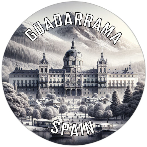 Guadarrama Spain Souvenir Die Cut Flat Magnet 6-Inch
