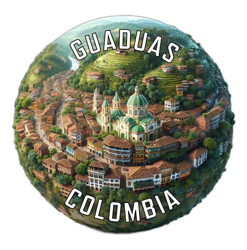 Guaduas Colombia Souvenir Vinyl Decal Sticker 2-Inch