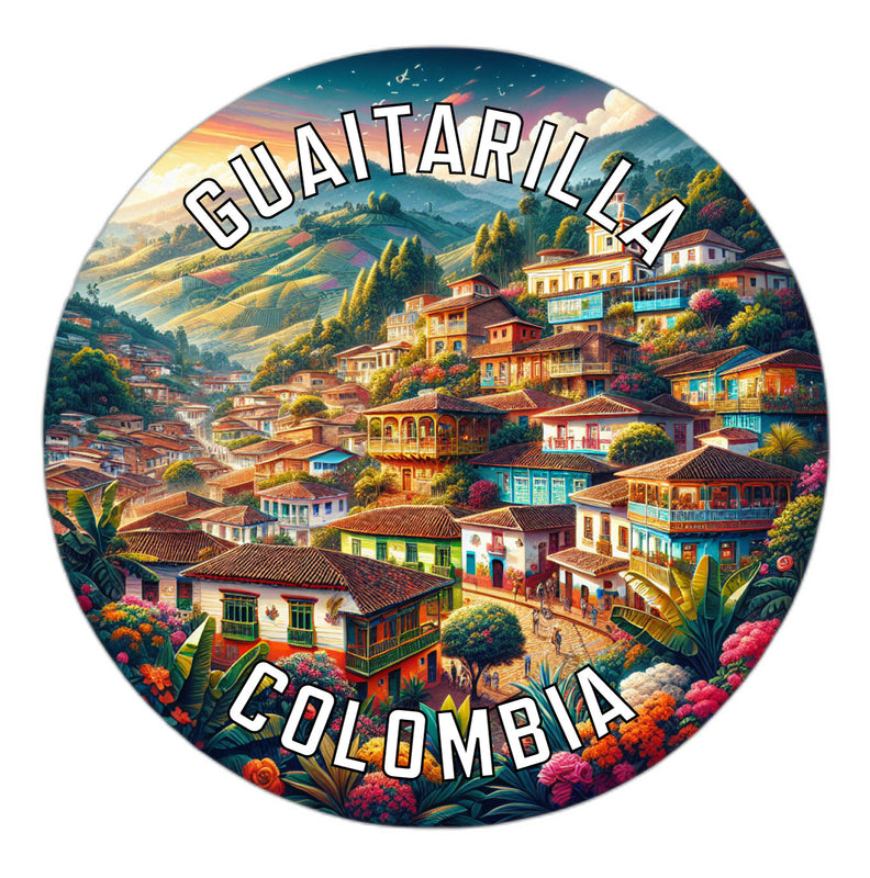 Guaitarilla Colombia Souvenir Die Cut Flat Magnet 2-Inch