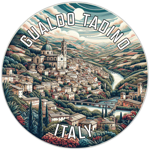 Gualdo Tadino Italy Souvenir Die Cut Flat Magnet 2-Inch