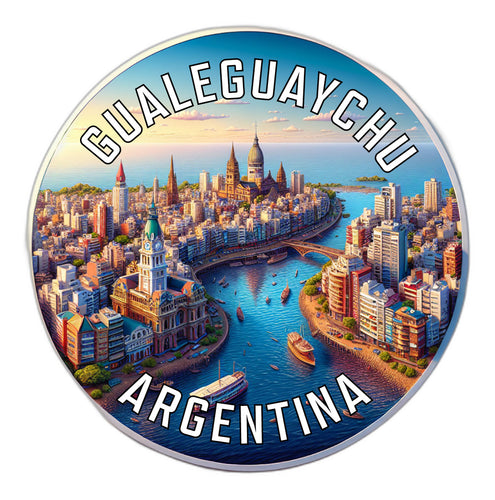Gualeguaychu Argentina Souvenir Die Cut Flat Magnet 2-Inch