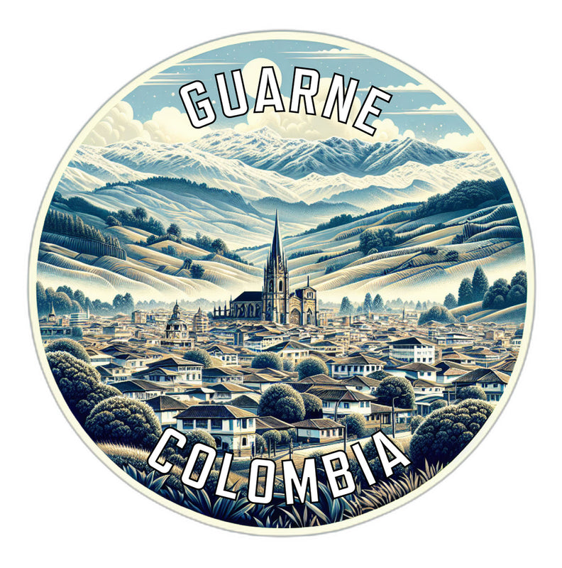 Guarne Colombia Souvenir Vinyl Decal Sticker 2-Inch