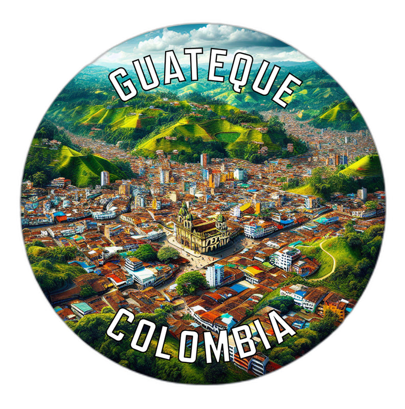 Guateque Colombia Souvenir Vinyl Decal Sticker 6-Inch