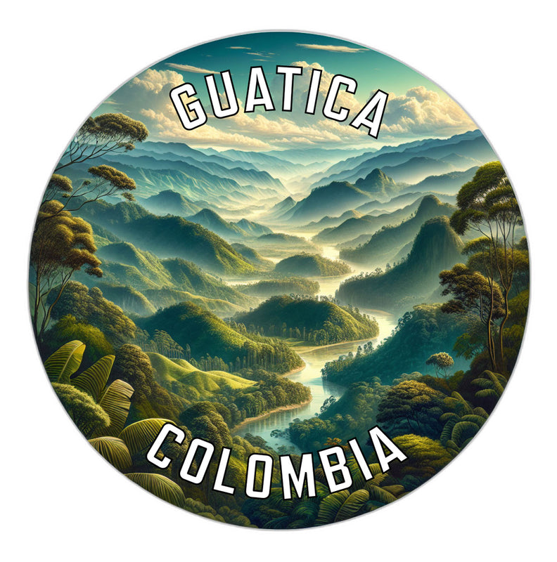 Guatica Colombia Souvenir Vinyl Decal Sticker 6-Inch