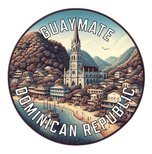 Guaymate Dominican Republic Souvenir Vinyl Decal Sticker 6-Inch