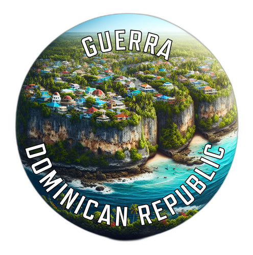 Guerra Dominican Republic Souvenir Vinyl Decal Sticker 2-Inch
