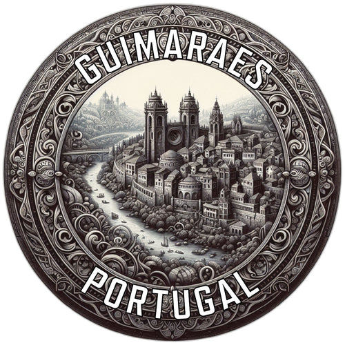 Guimaraes Portugal Souvenir Die Cut Flat Magnet 6-Inch