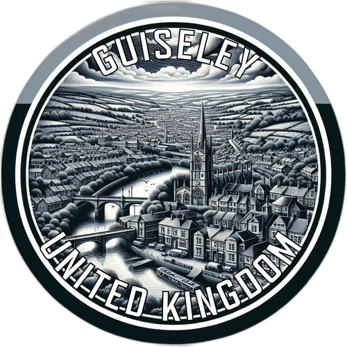 Guiseley United Kingdom Souvenir Die Cut Flat Magnet 2-Inch