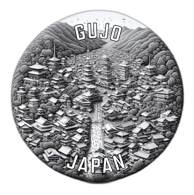 Gujo Japan Souvenir Vinyl Decal Sticker 6-Inch