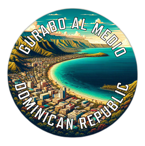 Gurabo al Medio Dominican Republic Souvenir Vinyl Decal Sticker 6-Inch