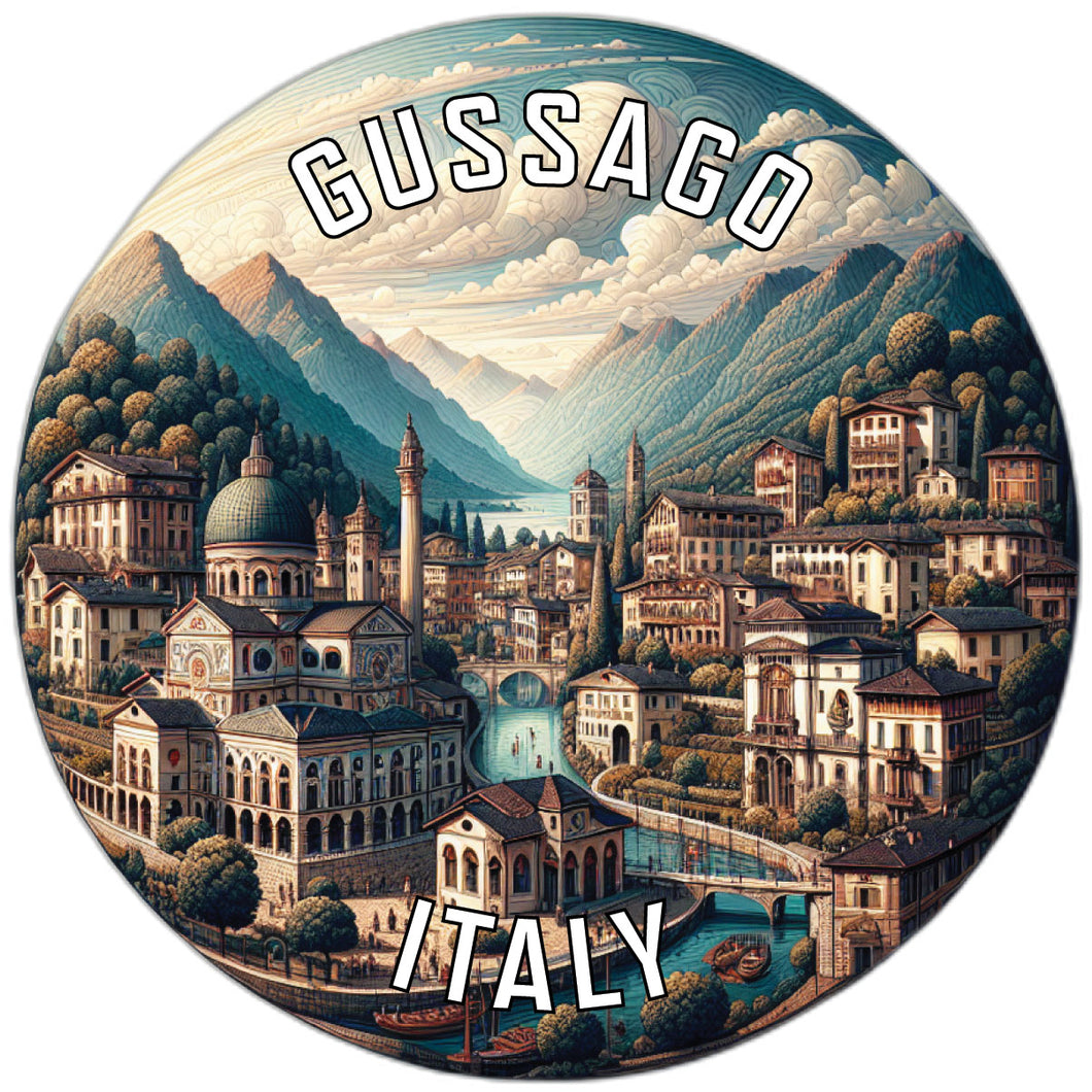 Gussago Italy Souvenir Vinyl Decal Sticker 6-Inch