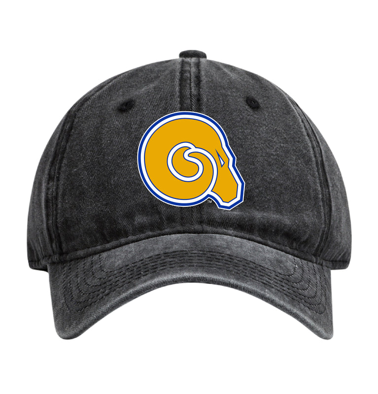 Albany State University Officially Licensed Dad Hat - Unisex Baseball Cap Colorful Logo Black