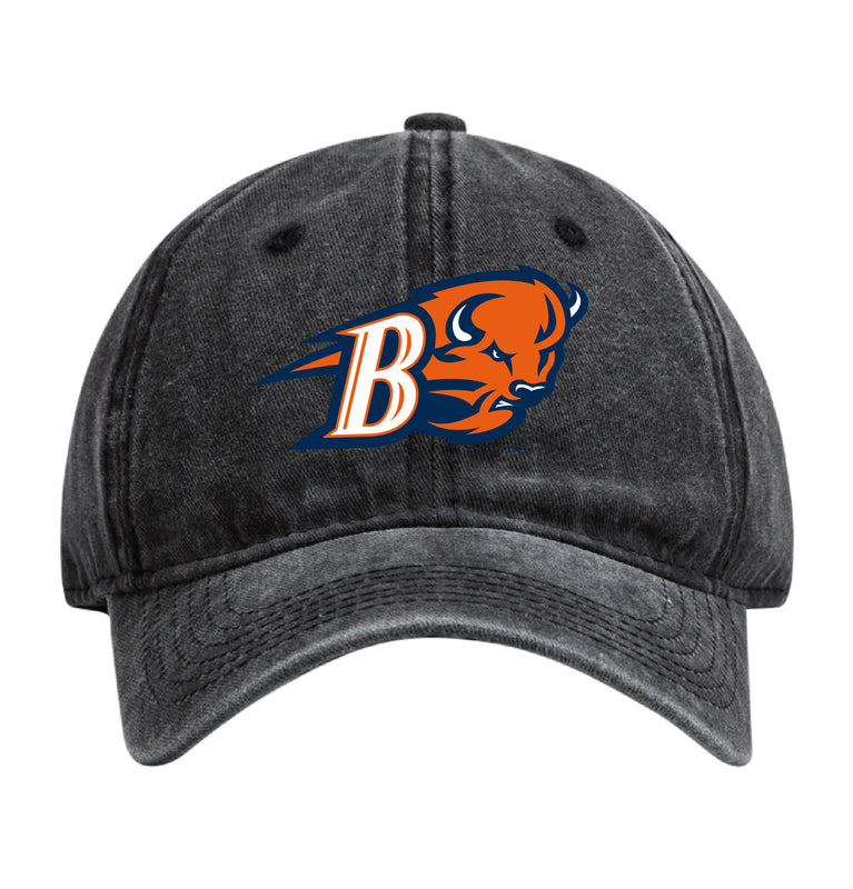 Bucknell University Bison Officially Licensed Dad Hat - Unisex Baseball Cap Colorful Logo Black