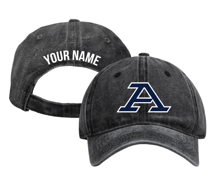 Akron Zips Personalized College Dad Hat – Officially Licensed Baseball Cap Black