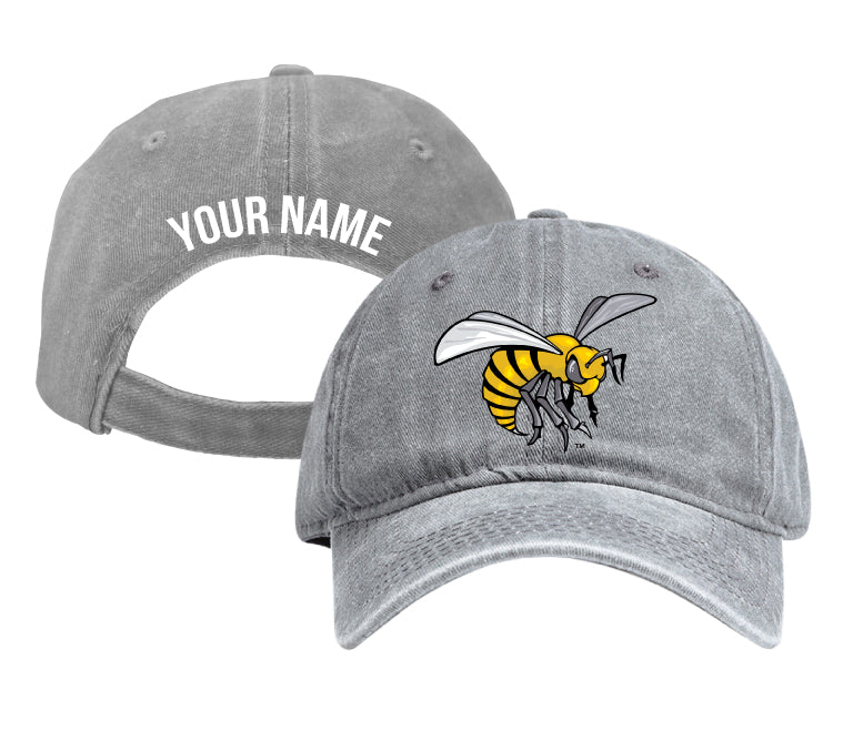 Alabama State University Personalized College Dad Hat – Officially Licensed Baseball Cap Gray
