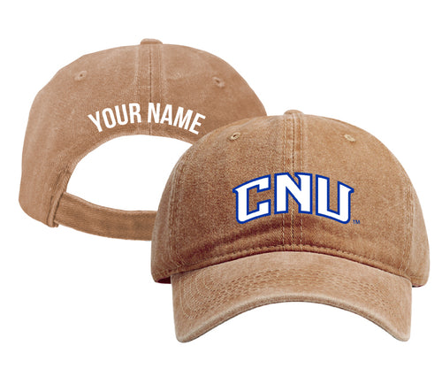 Christopher Newport Captains Personalized College Dad Hat – Officially Licensed Baseball Cap Coffee