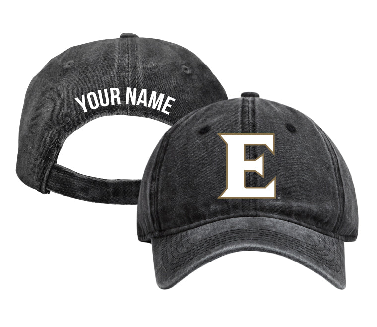 Elon University Personalized College Dad Hat – Officially Licensed Baseball Cap Black