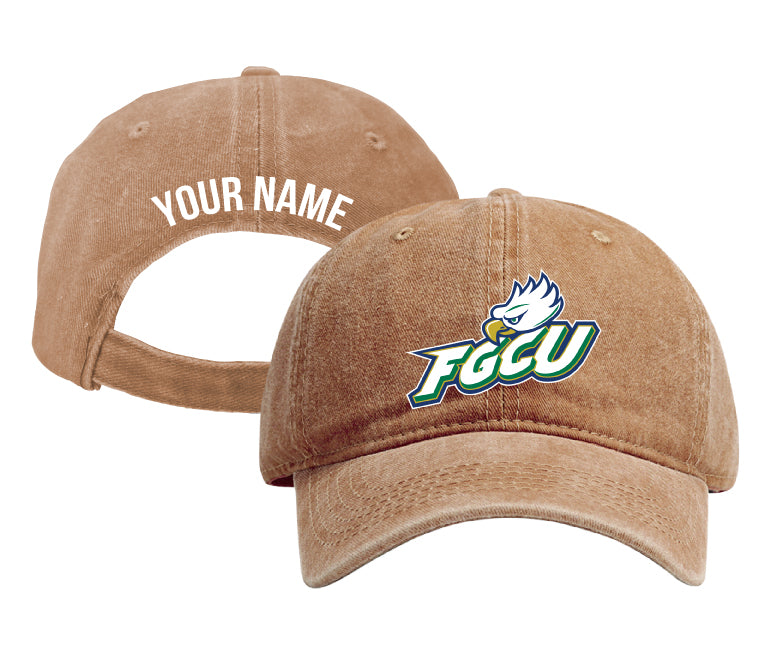 Florida Gulf Coast Eagles Personalized College Dad Hat – Officially Licensed Baseball Cap Coffee