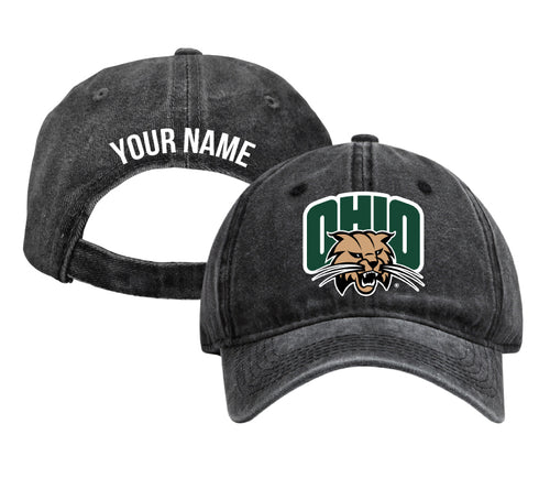 Ohio University Personalized College Dad Hat – Officially Licensed Baseball Cap Black