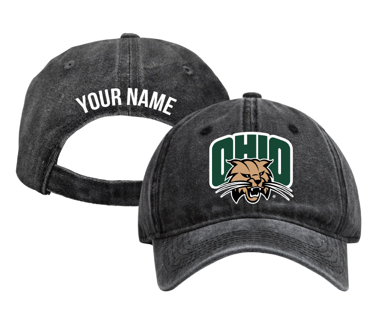 Ohio University Personalized College Dad Hat – Officially Licensed Baseball Cap Black