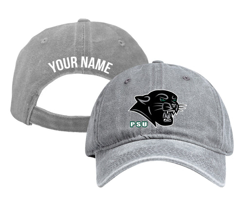 Plymouth State University Personalized College Dad Hat – Officially Licensed Baseball Cap Gray