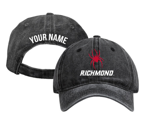 Richmond Spiders Personalized College Dad Hat – Officially Licensed Baseball Cap Black
