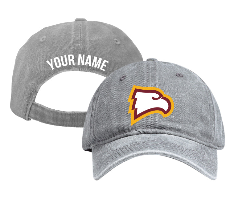 Winthrop University Personalized College Dad Hat – Officially Licensed Baseball Cap Gray