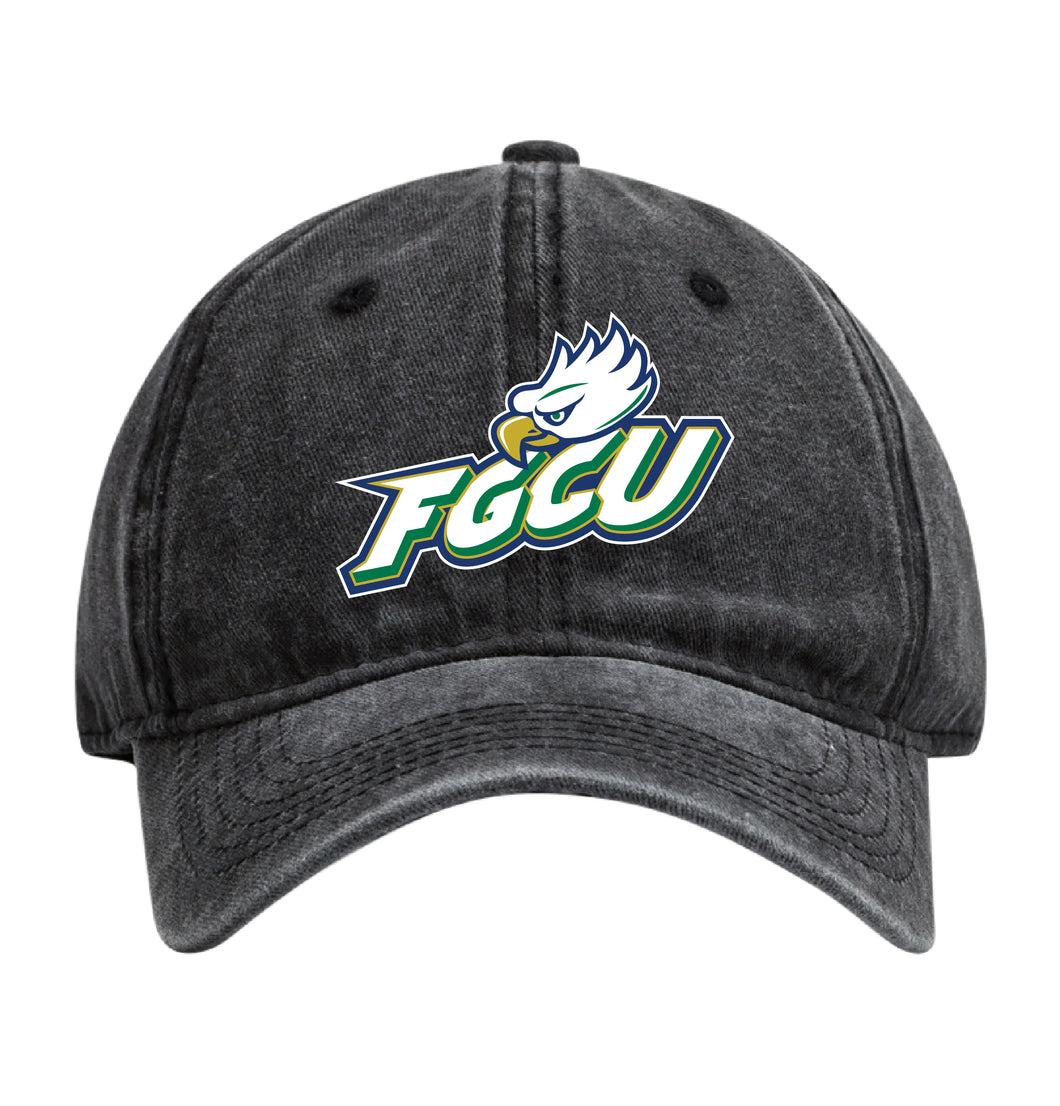 Florida Gulf Coast Eagles Officially Licensed Dad Hat - Unisex Baseball Cap Colorful Logo