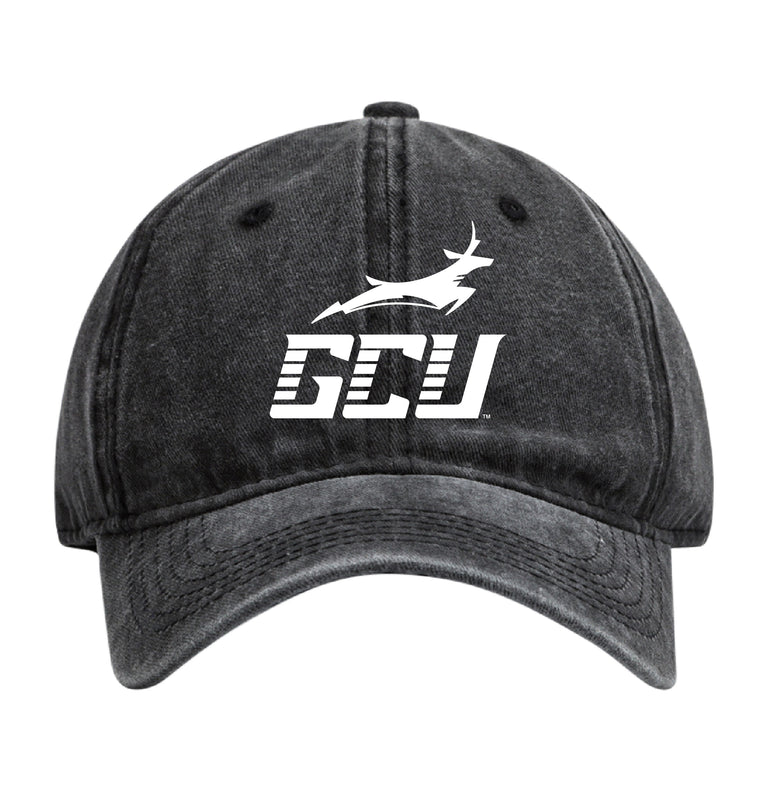 Grand Canyon University Lopes Officially Licensed Dad Hat - Unisex Baseball Cap Colorful Logo Black