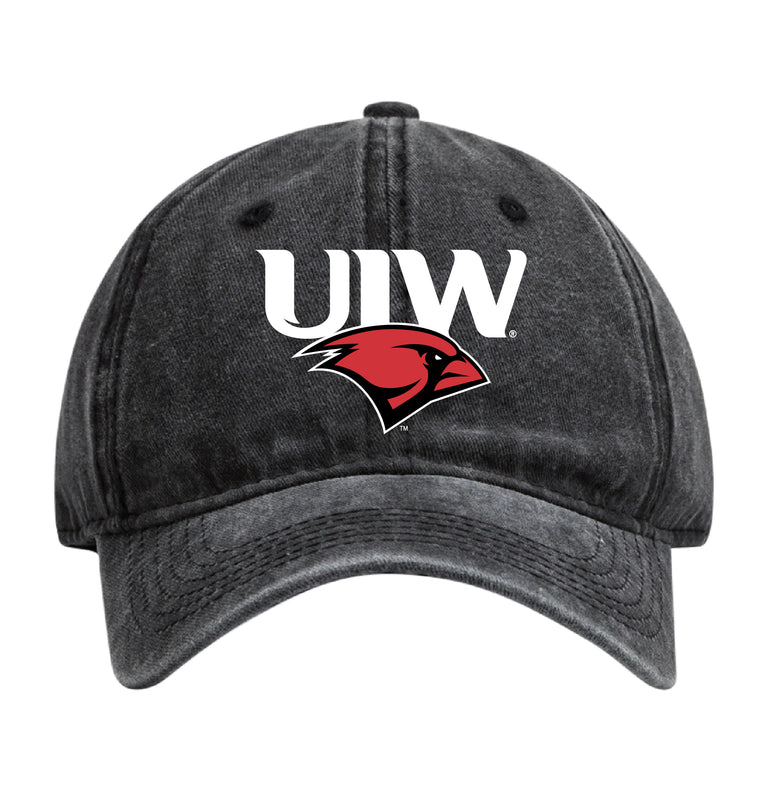 Incarnate Word Cardinals Officially Licensed Dad Hat - Unisex Baseball Cap Colorful Logo Black