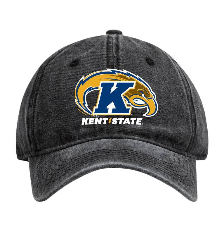 Kent State University Officially Licensed Dad Hat - Unisex Baseball Cap Colorful Logo Black