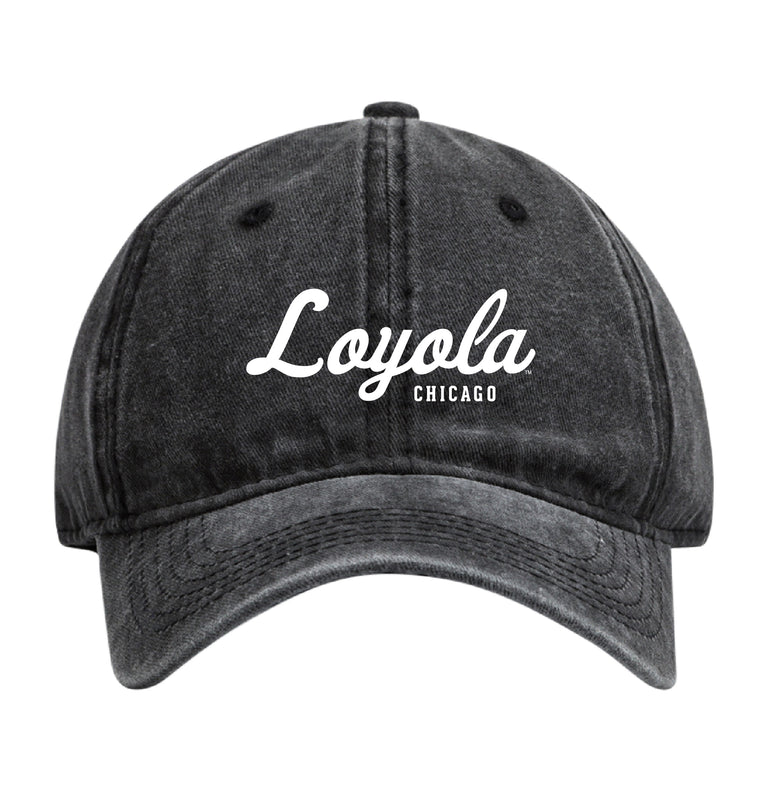Loyola University Ramblers Officially Licensed Dad Hat - Unisex Baseball Cap Colorful Logo Black
