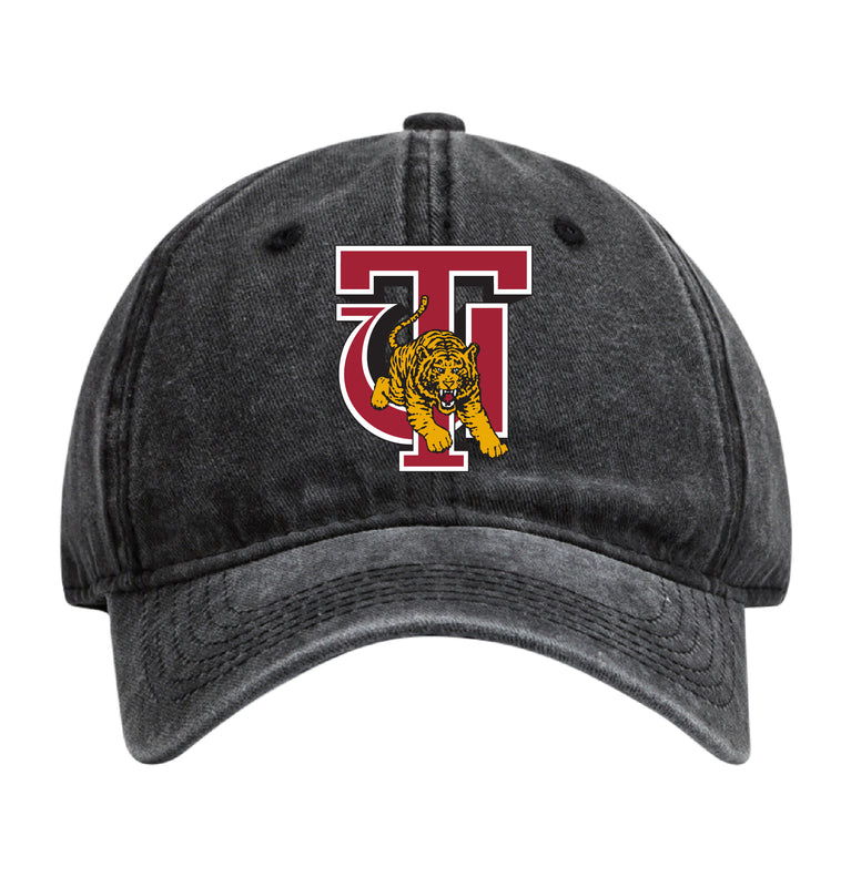 Tuskegee University Officially Licensed Dad Hat - Unisex Baseball Cap Colorful Logo Black