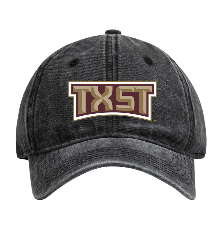 Texas State Bobcats Officially Licensed Dad Hat - Unisex Baseball Cap Colorful Logo Black