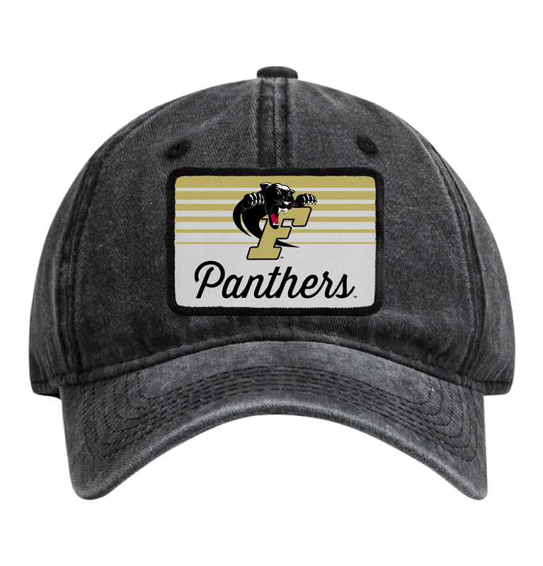 Ferrum College Officially Licensed Unisex Dad Hat with Rectangle or Round Cloth Patch Black|Rectangle