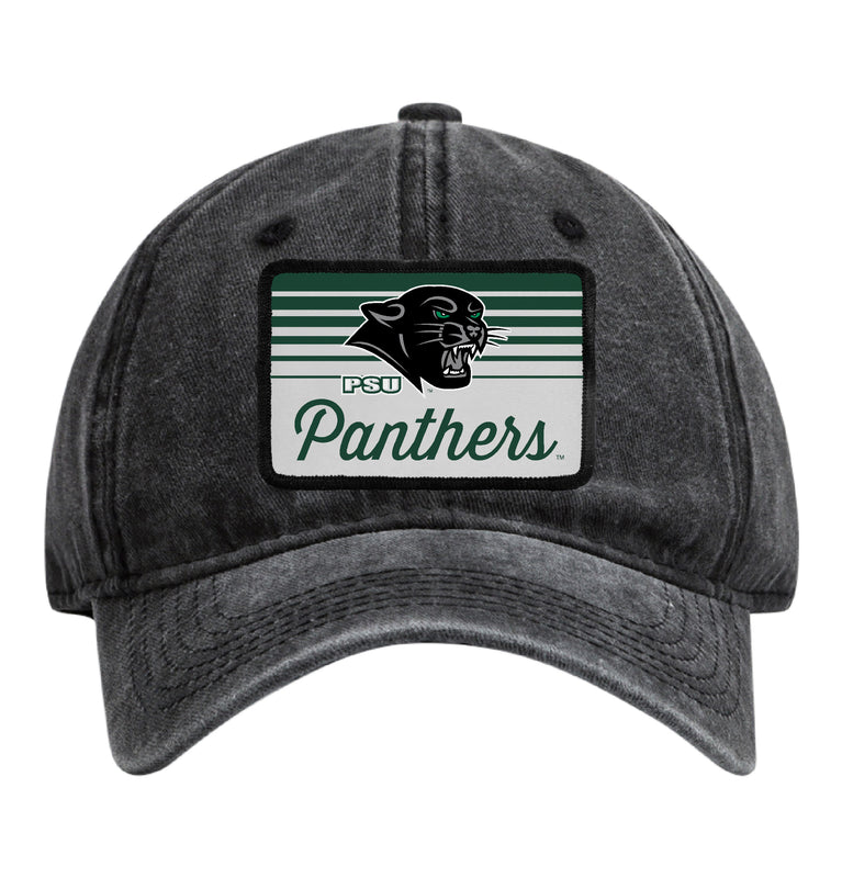 Plymouth State University Officially Licensed Unisex Dad Hat with Rectangle or Round Cloth Patch Black|Rectangle