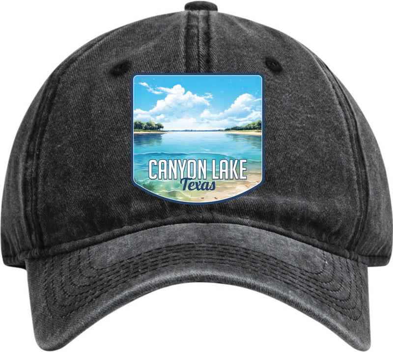 Canyon Lake Texas Dad Hat – Unisex Soft Baseball Cap Black