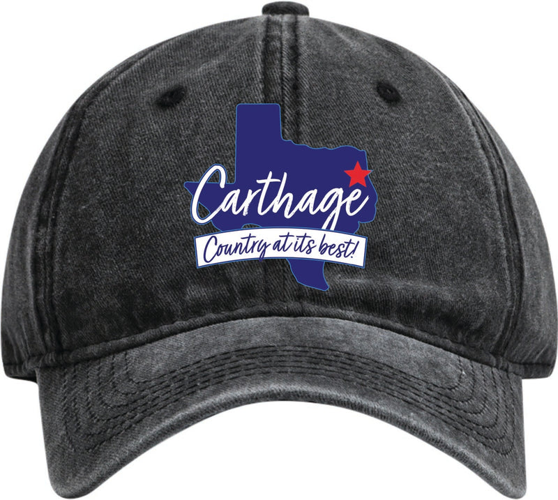 Carthage Texas Dad Hat – Unisex Soft Baseball Cap Black