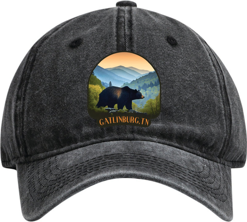 Gatlinburg Tennessee Dad Hat – Unisex Soft Baseball Cap Black