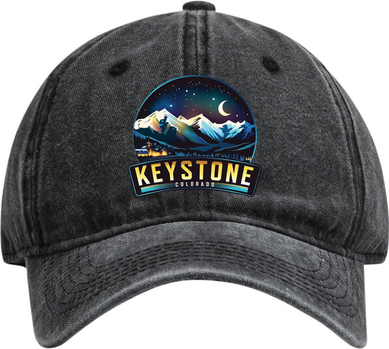 Keystone Colorado Dad Hat – Unisex Soft Baseball Cap Black