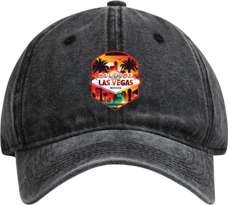 Las Vegas Nevada Dad Hat – Unisex Soft Baseball Cap Black