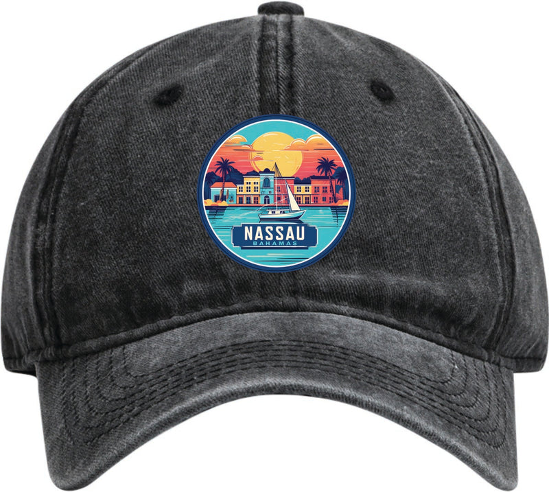 Nassau the Bahamas Dad Hat – Unisex Soft Baseball Cap Black