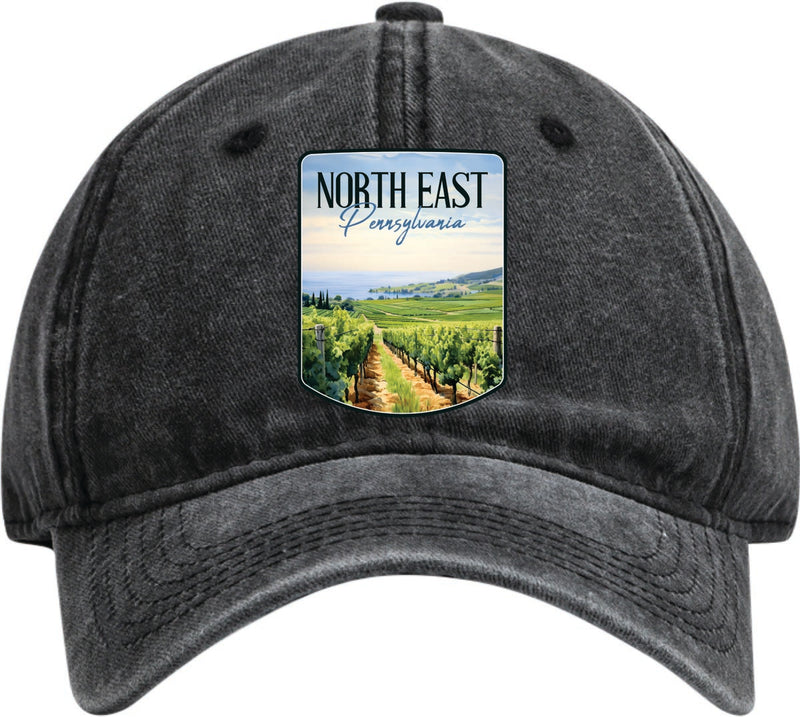 North East Pennsylvania Dad Hat – Unisex Soft Baseball Cap Black
