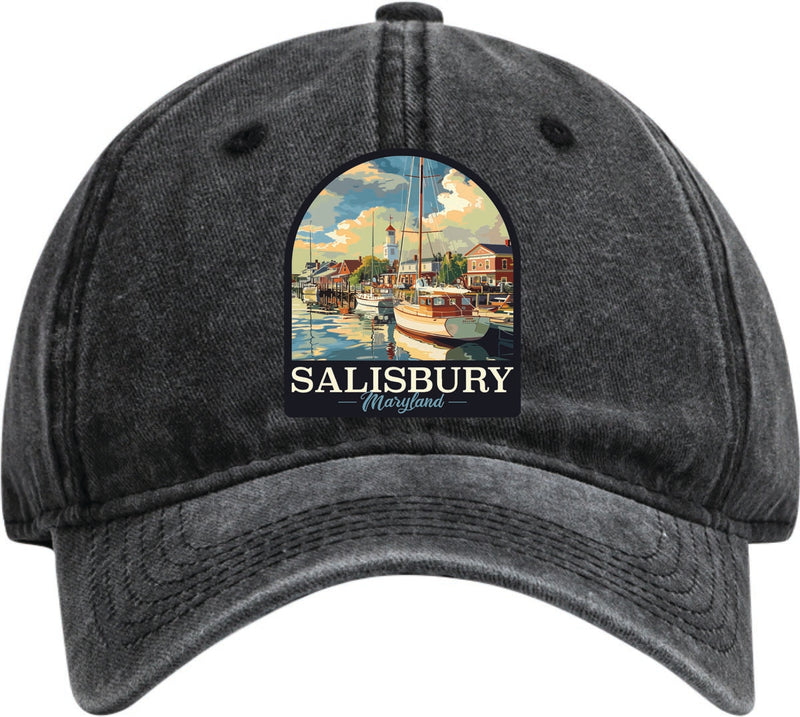 Salisbury Maryland Dad Hat – Unisex Soft Baseball Cap Black
