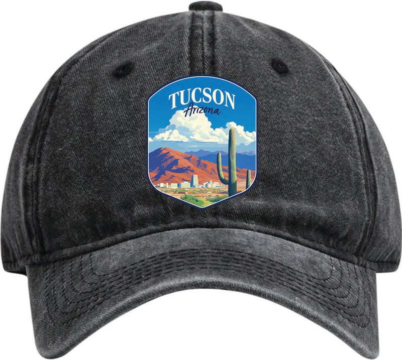 Tucson Arizona Dad Hat – Unisex Soft Baseball Cap Black