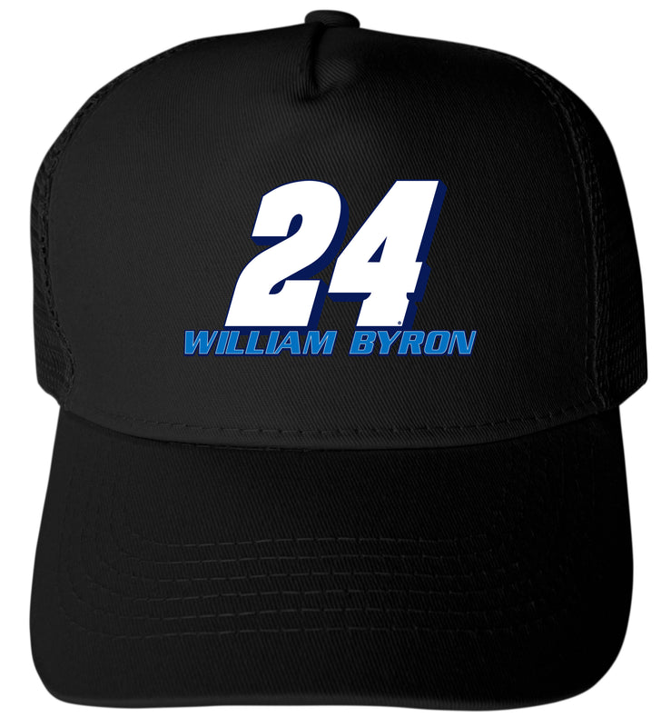 William Byron - Valvoline #24 Nascar Offic. LIC. Trucker Hat - Full Color Heat Transfer Logo