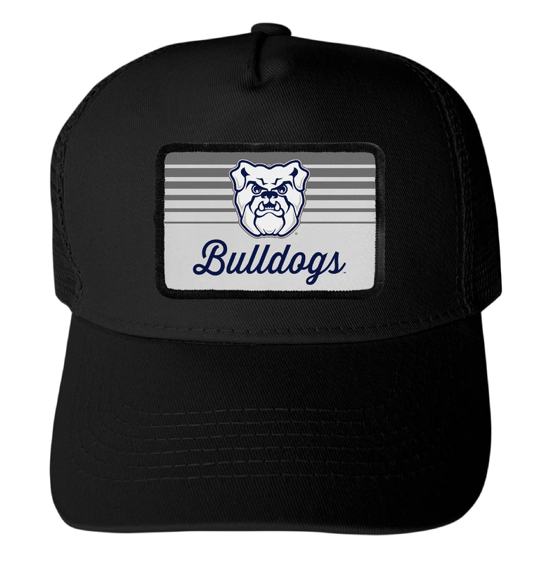 Butler Bulldogs Officially Licensed College Trucker Hat – Choose Your Patch Shape & Hat Color Black|Rectangle