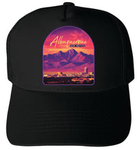 Load image into Gallery viewer, Albuquerque New Mexico Design B Unisex Mesh Back Trucker Hat with Adjustable Snapback
