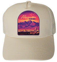 Load image into Gallery viewer, Albuquerque New Mexico Design B Unisex Mesh Back Trucker Hat with Adjustable Snapback
